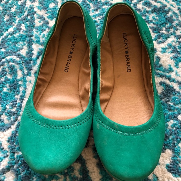 Lucky Brand Shoes - Lucky brand green flats Lucky Brand Shoes - Lucky brand green flats